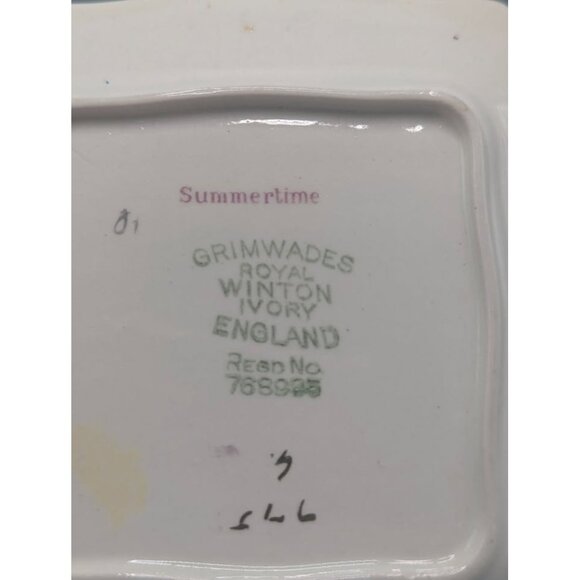 SUMMERTIME Royal Winton Grimwades 5" Ascot Plate - Picture 4 of 7